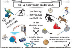 Ski- & Sportbasar an der MLS 2013